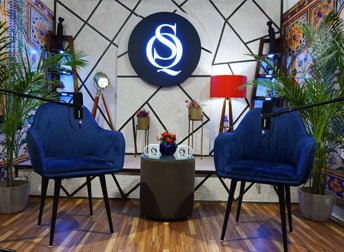 Qudrat podcast studio space