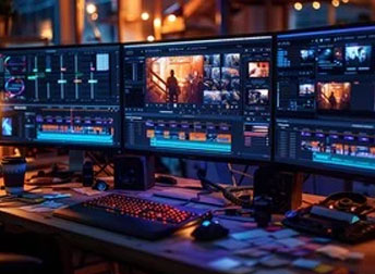 Video editing and production setup